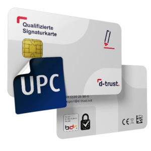 UPC Signaturkarte