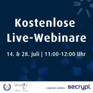 Gratis-Webinare im Juli: E-Signatur für Freigabe- und Vertragsprozesse in der Gesundheitsverwaltung